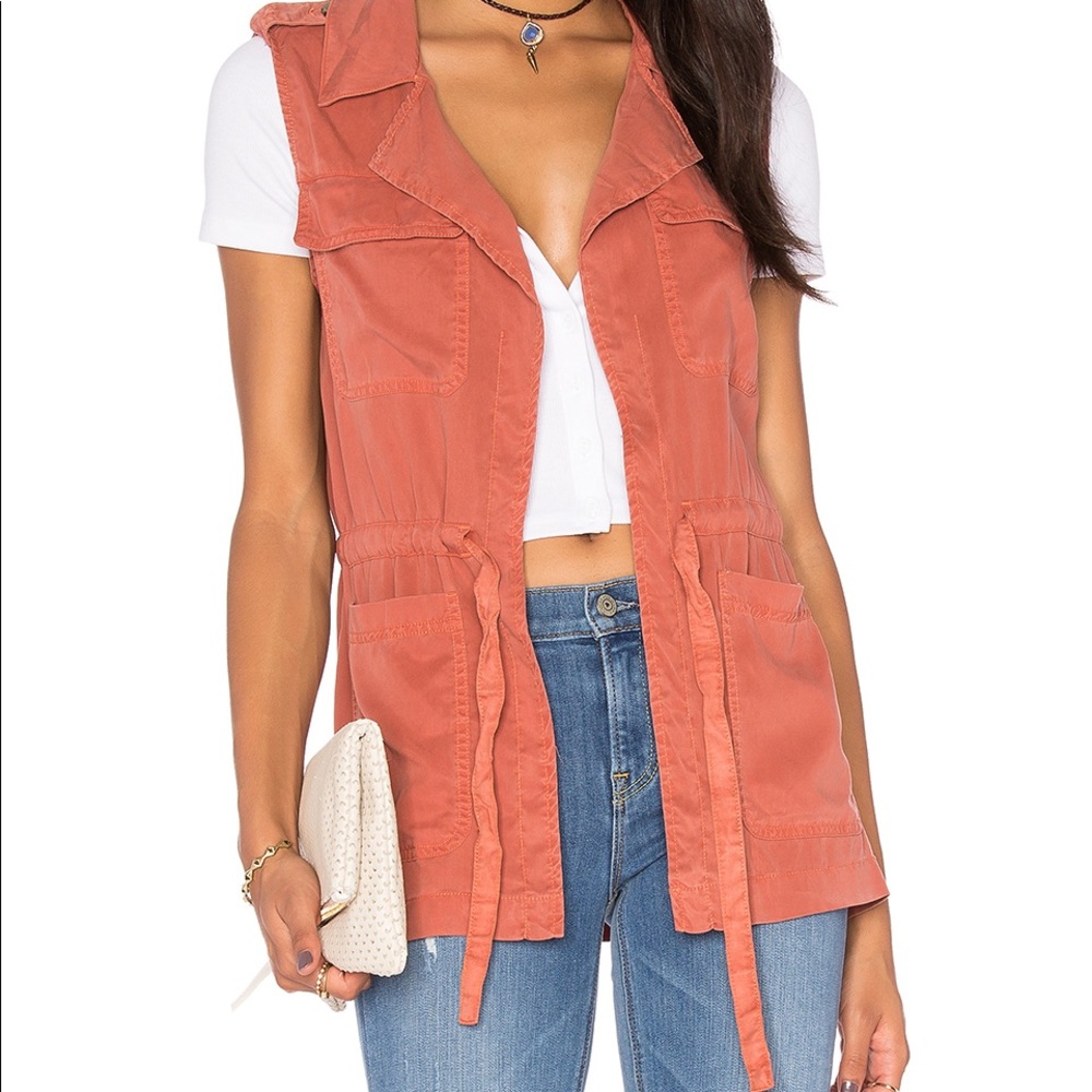 Sanctuary vest brick orange